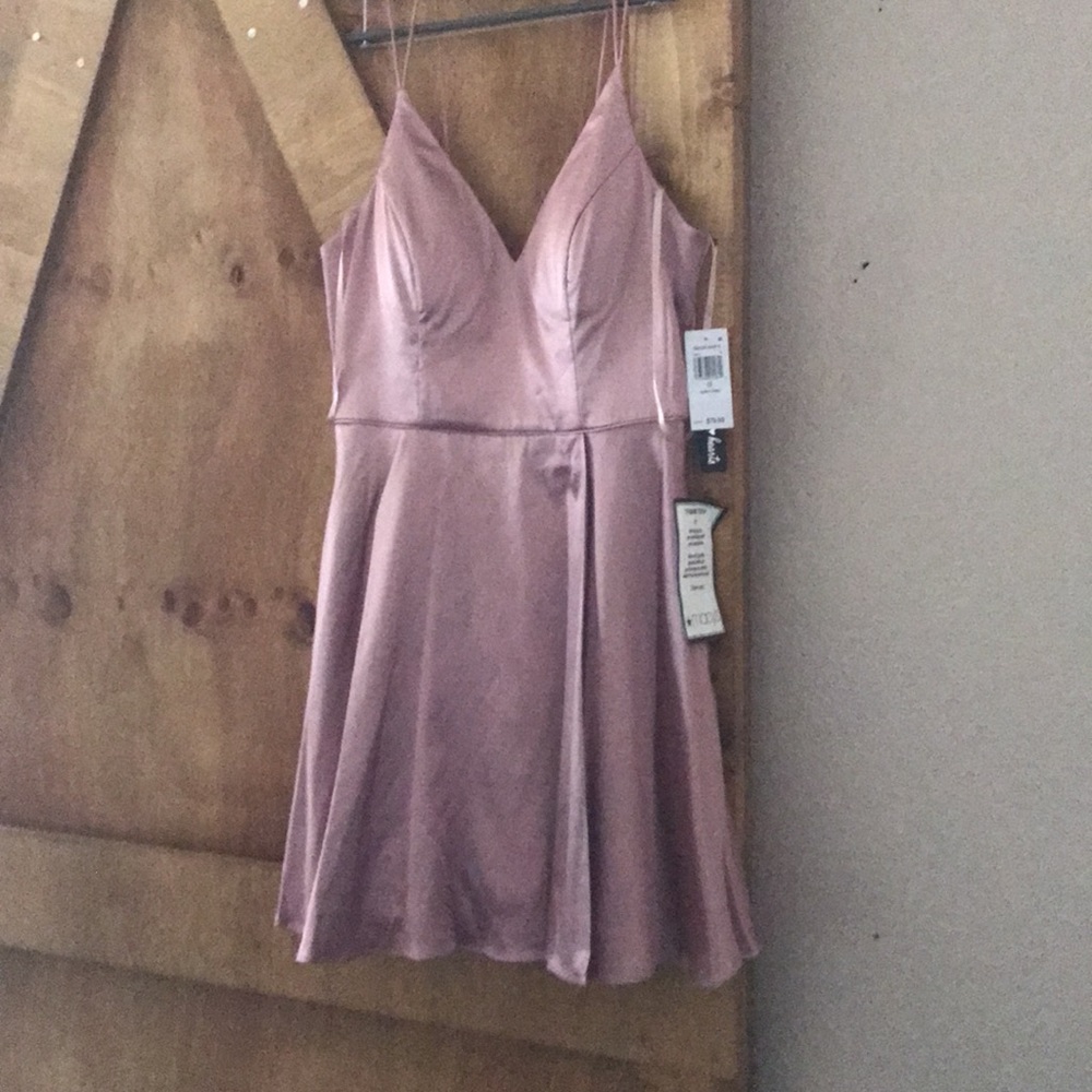 Pink party dress